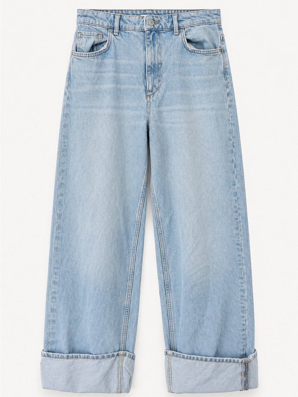 Zara Light Blue Wide-Leg Women’s Jeans